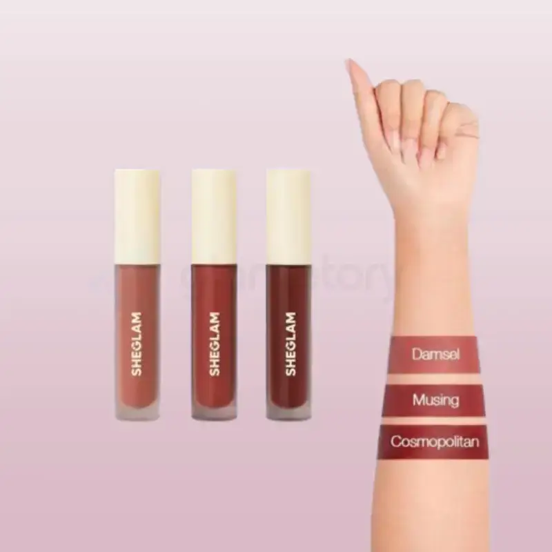 SHEGLAM Matte Mini Allure Liquid Lipstick Set-Private Tour thumbnail 3