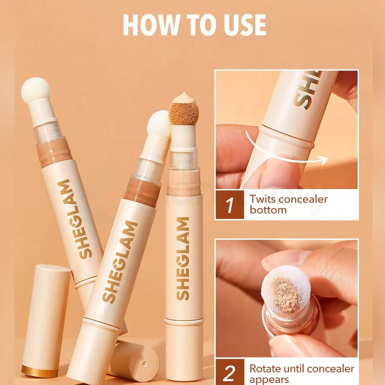 SHEGLAM Complexion Boost Concealer-4.5g Honey