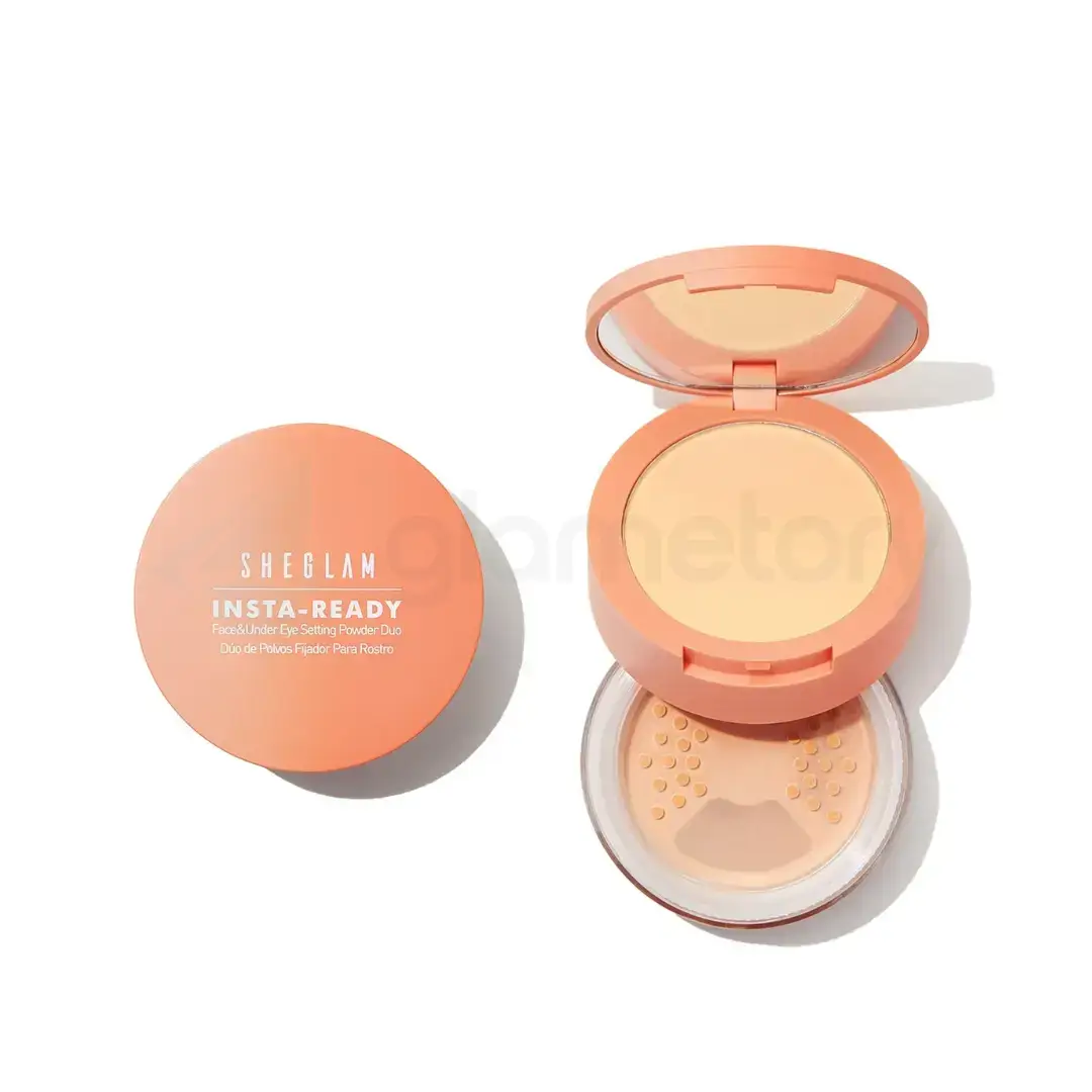 SHEGLAM Insta-Ready Powder Duo-Toasted Almond