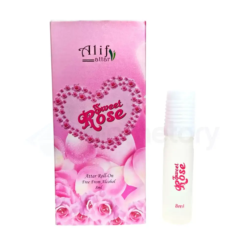 Alif Sweet Rose Roll On Attar-8ml