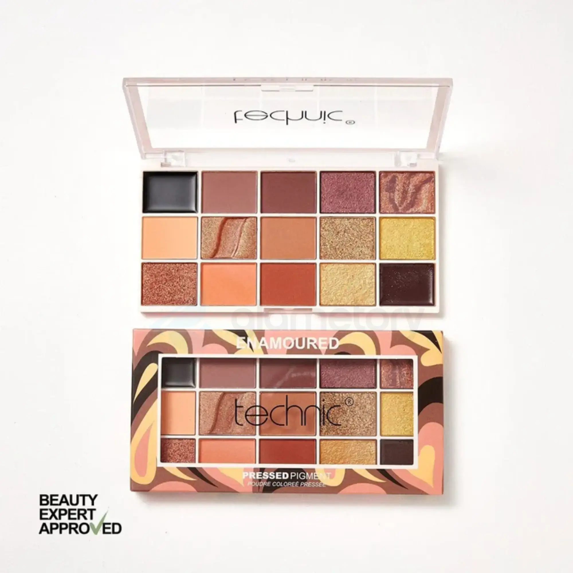 Technic 15 Color Pressed Pigment Palette-Enamoured