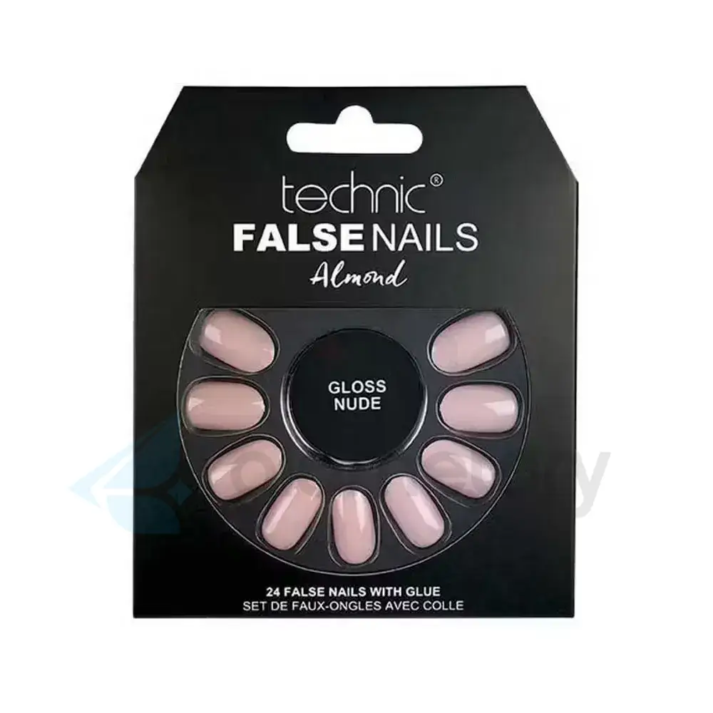 Technic False Nails with Glue-24pcs Almond