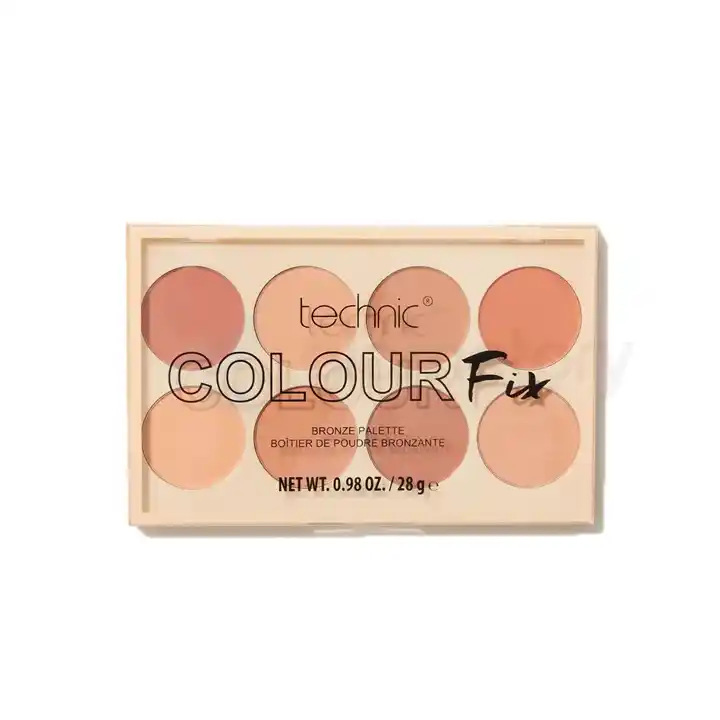 Technic Color Fix Bronze 8 Color Palette-28g