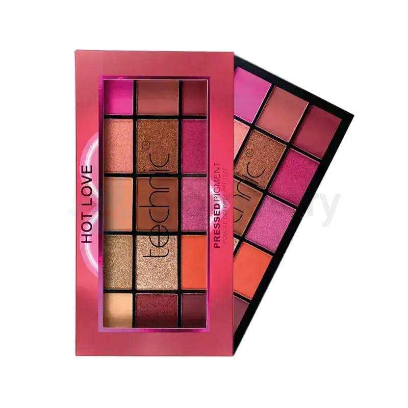 Technic 15 Color Pressed Pigment Palette-Hot Love thumbnail 4