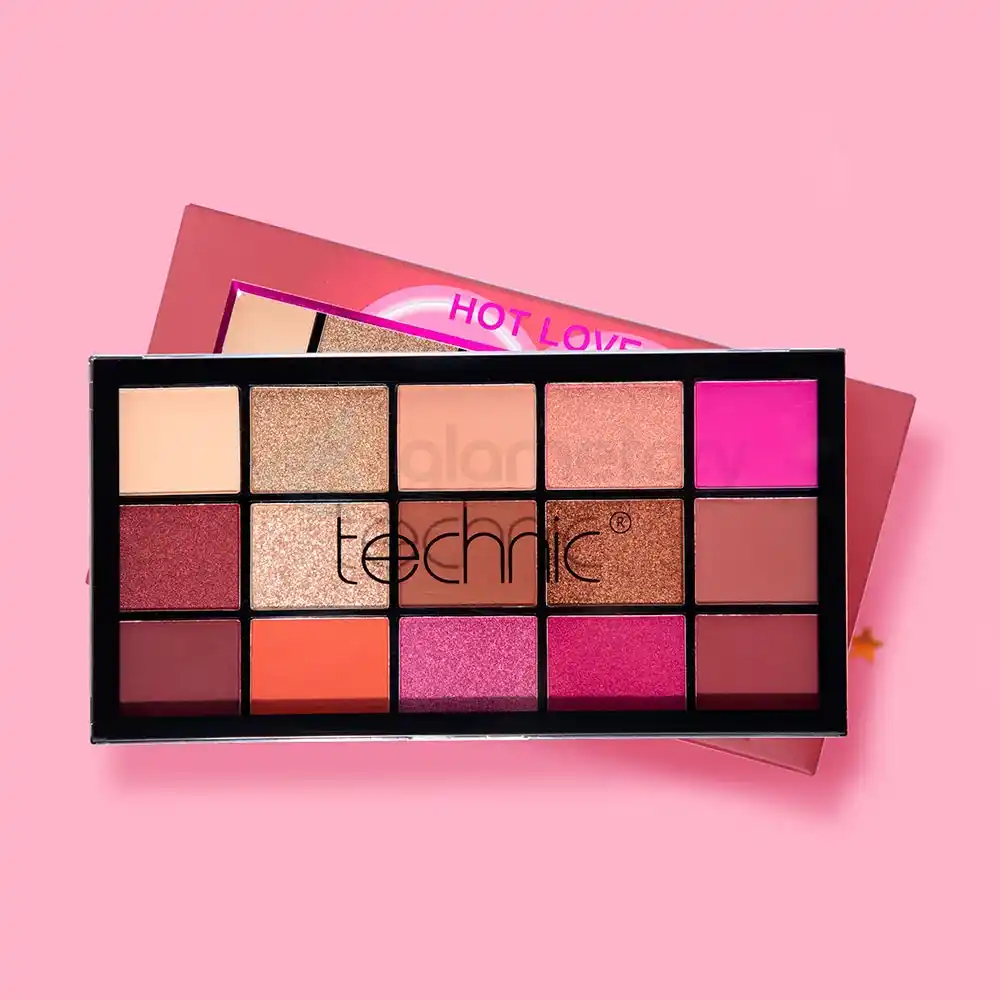 Technic 15 Color Pressed Pigment Palette-Hot Love thumbnail 6