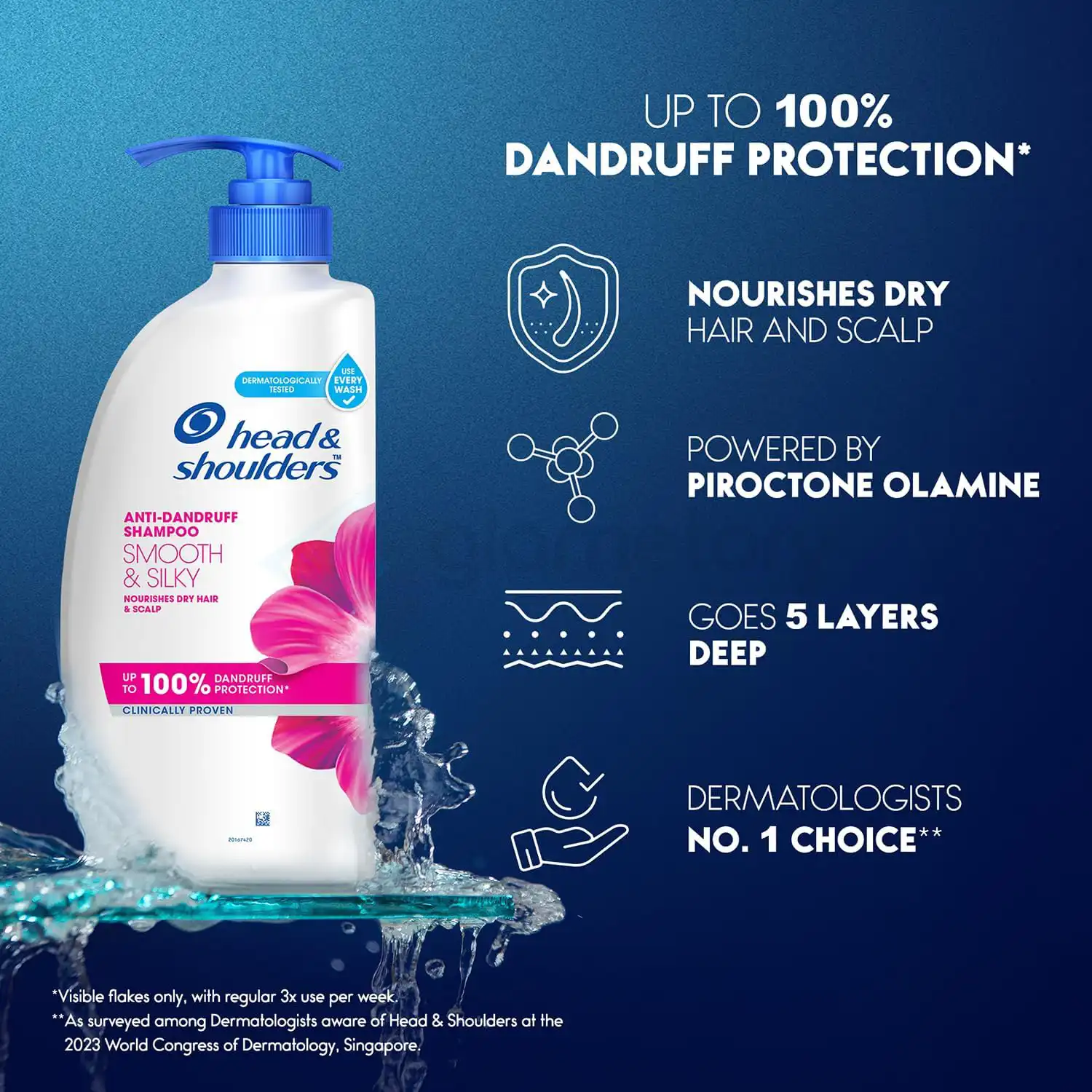 Head & Shoulders Anti Dandruff Shampoo Smooth & Silky-650ml