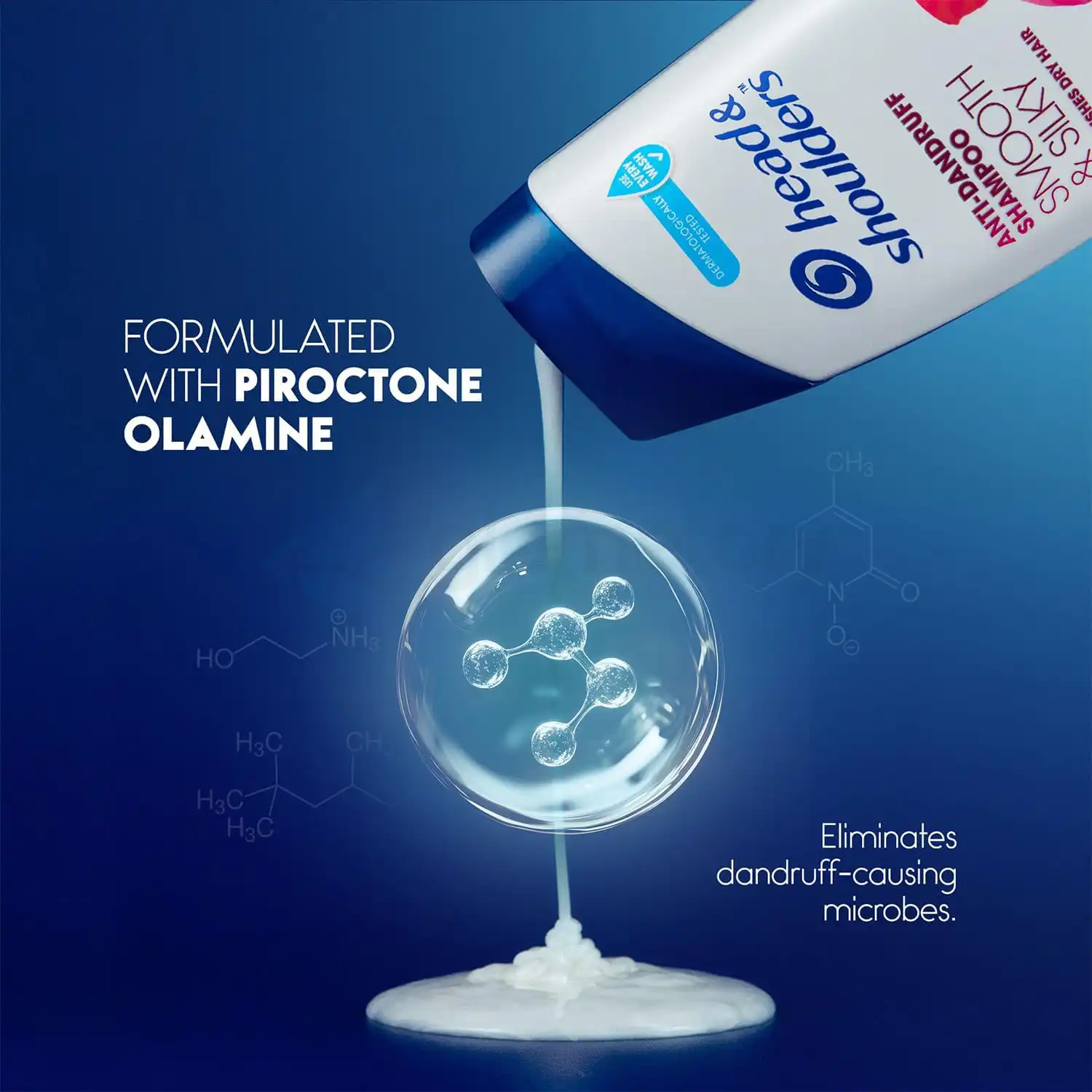 Head & Shoulders Anti Dandruff Shampoo Smooth & Silky-650ml thumbnail 3