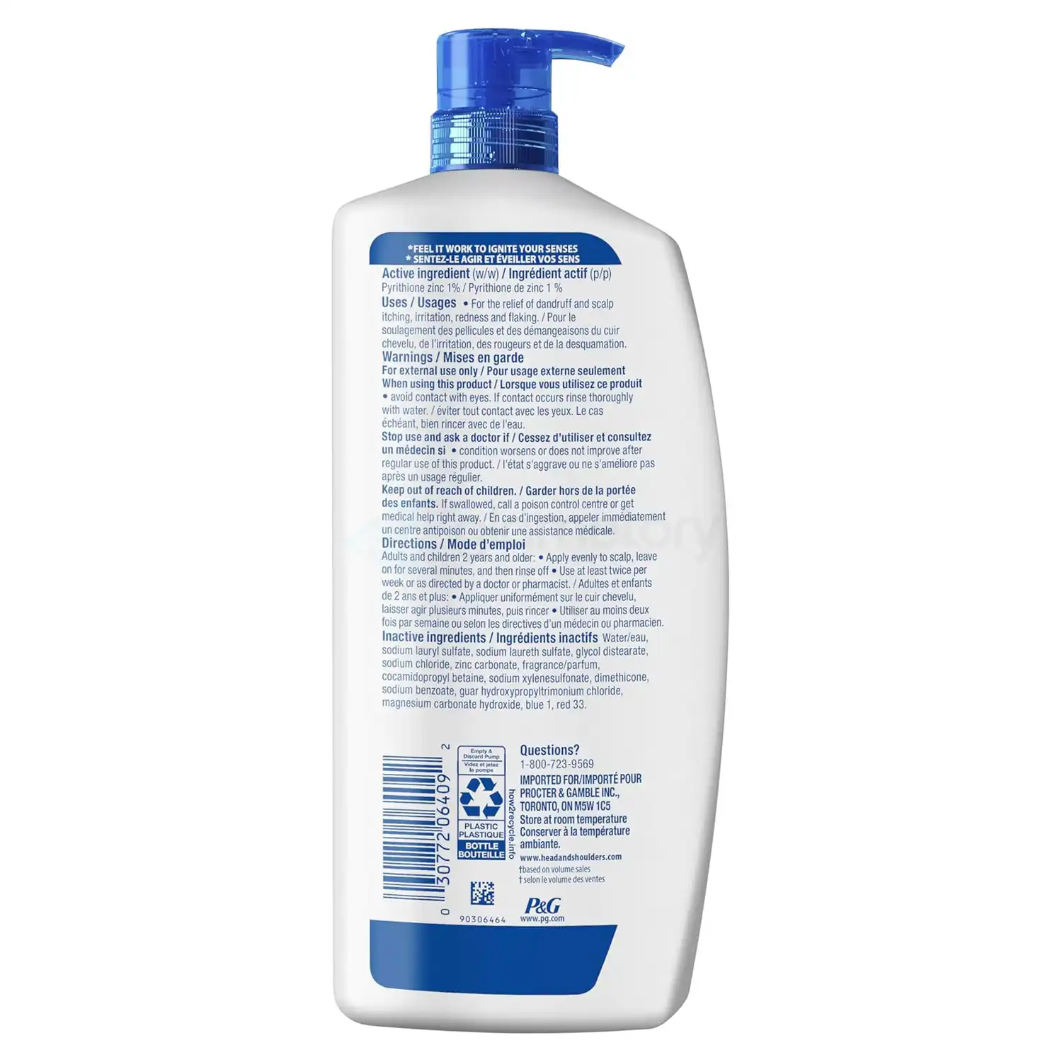 Head & Shoulders Anti Dandruff Shampoo Classic Clean-835ml