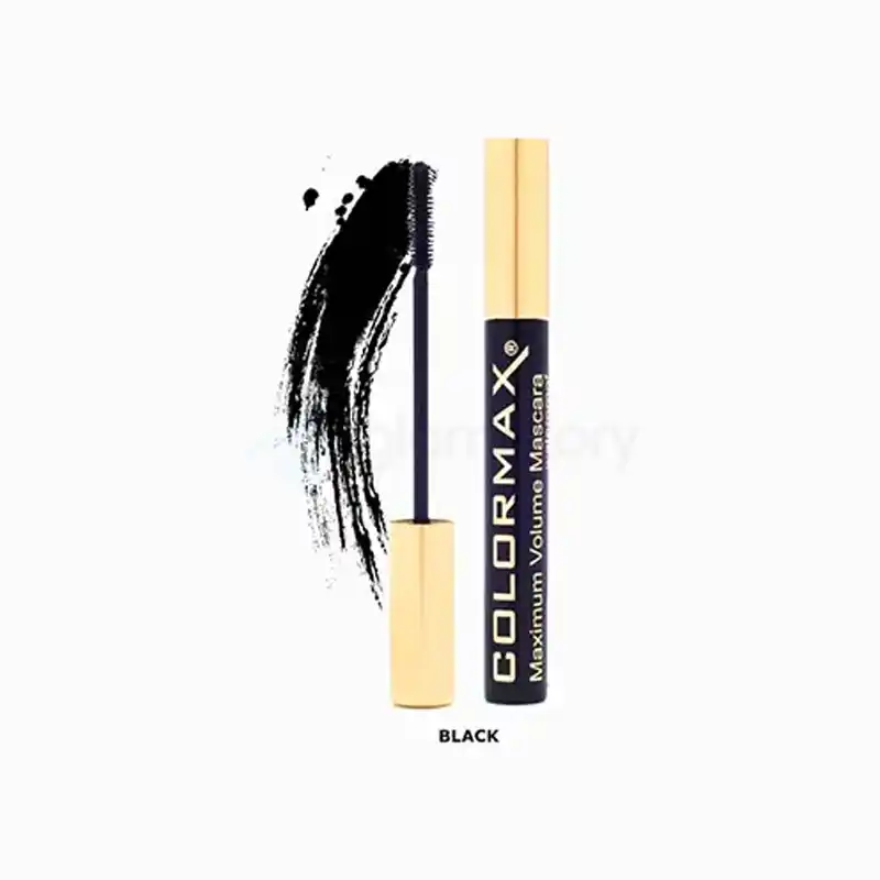Color Max Maximum Volume Mascara Waterproof-Black