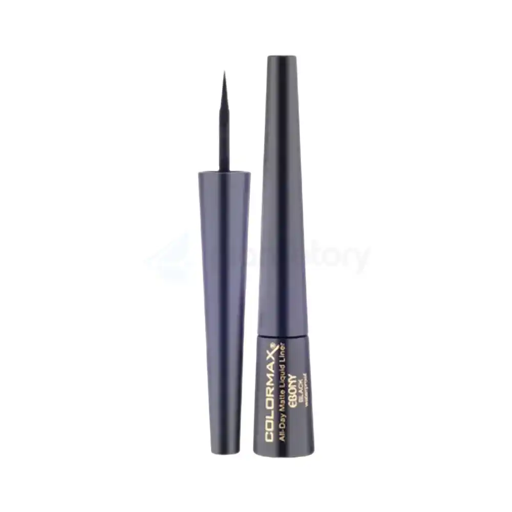 Color Max Ebony Waterproof All Day Matte Liquid Liner-Black