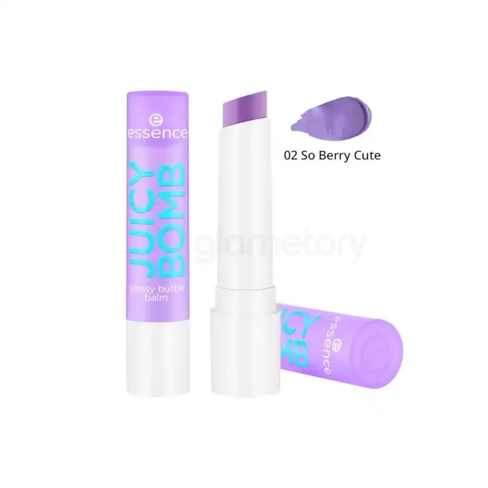Essence Juicy Bomb Glossy Butter Balm-02 So Berry Cute thumbnail 3