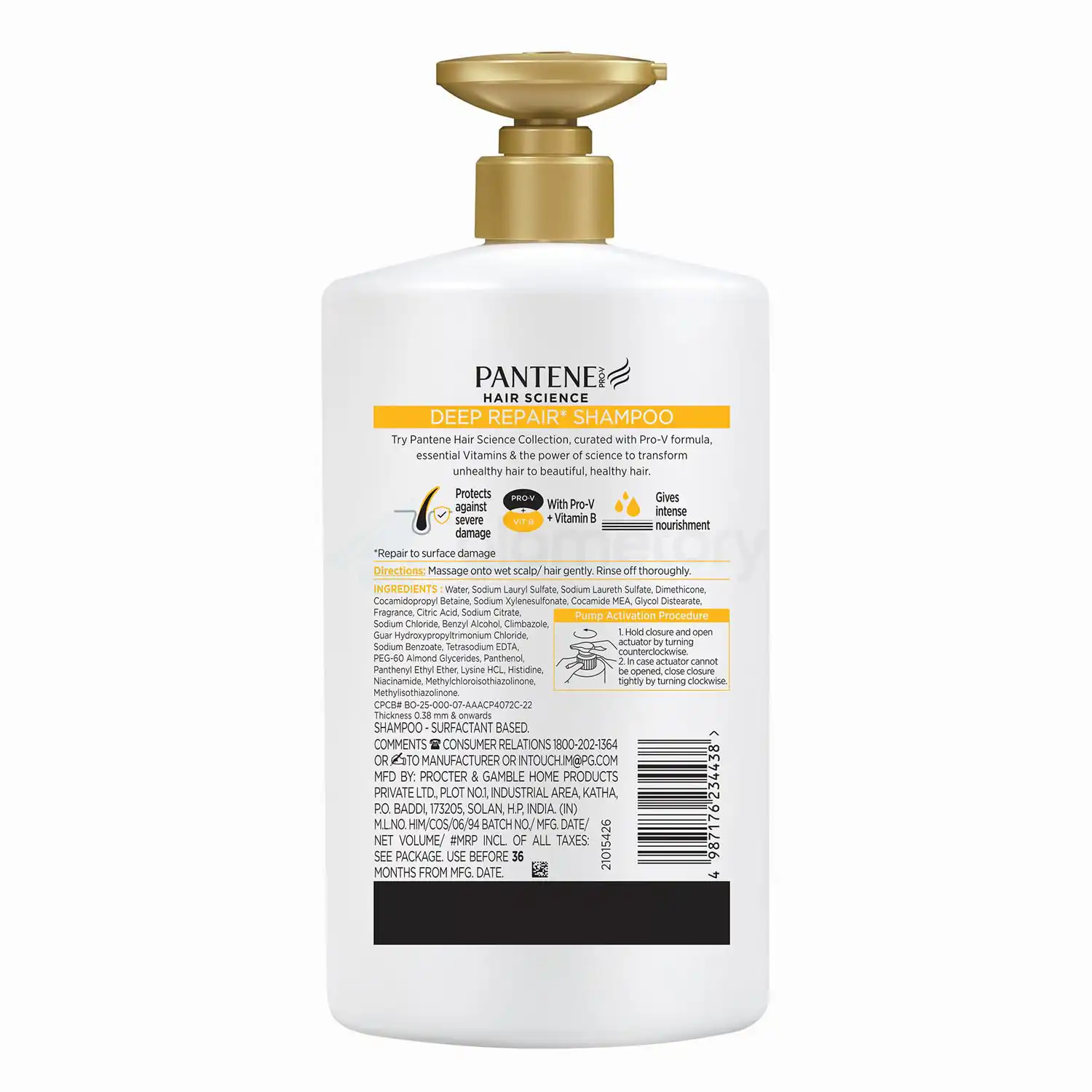 Pantene Hair Science Deep Repair Shampoo-1L
