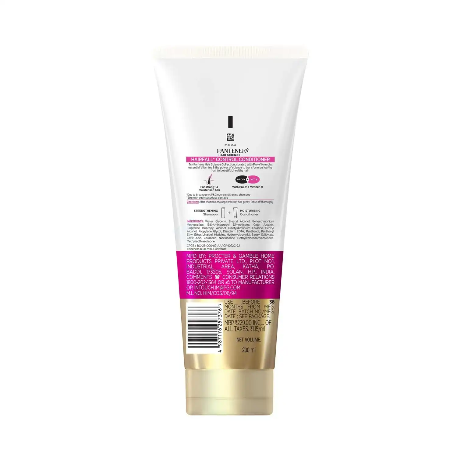 Pantene Hair Science Hairfall Control Conditioner-200ml