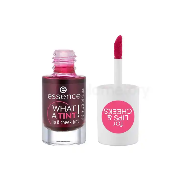 Essence What A Tint! Lip & Cheek Tint-4.9ml Deep Red