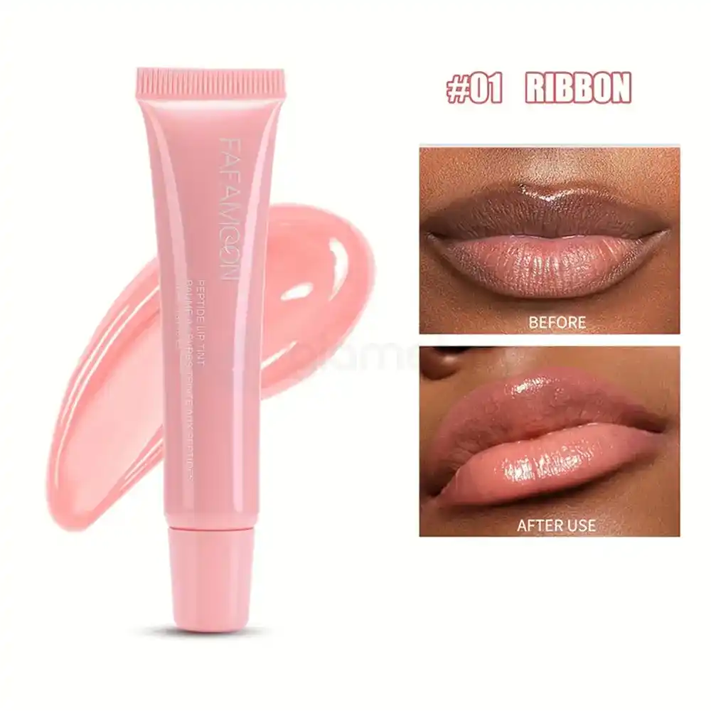 FAFAMOON Shea Butter Peptide Lip Tint-01 Ribbon