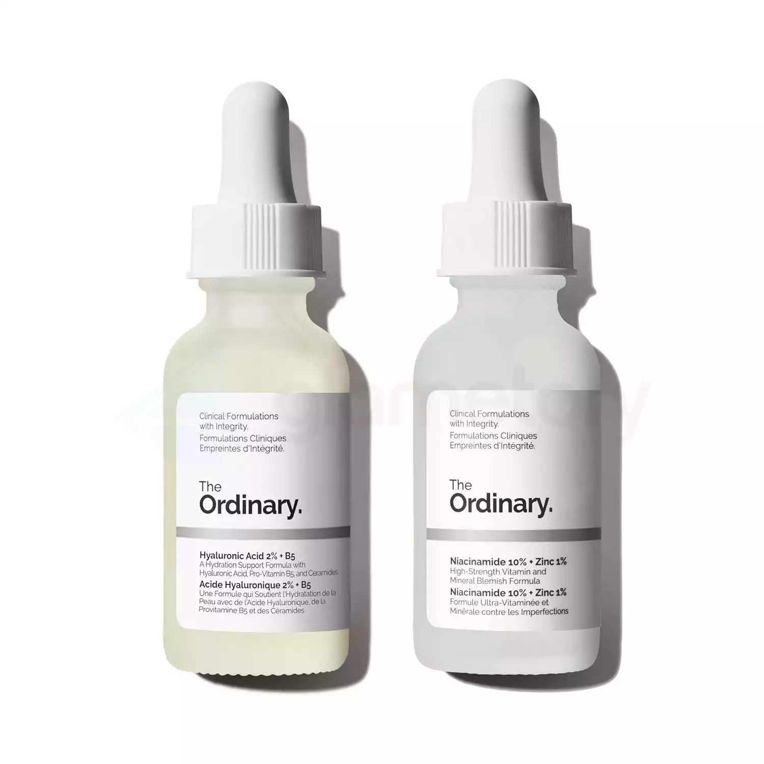 The Ordinary Skin Support Set Niacinamide 10% + Zinc 1% & Hyaluronic Acid 2% + B5