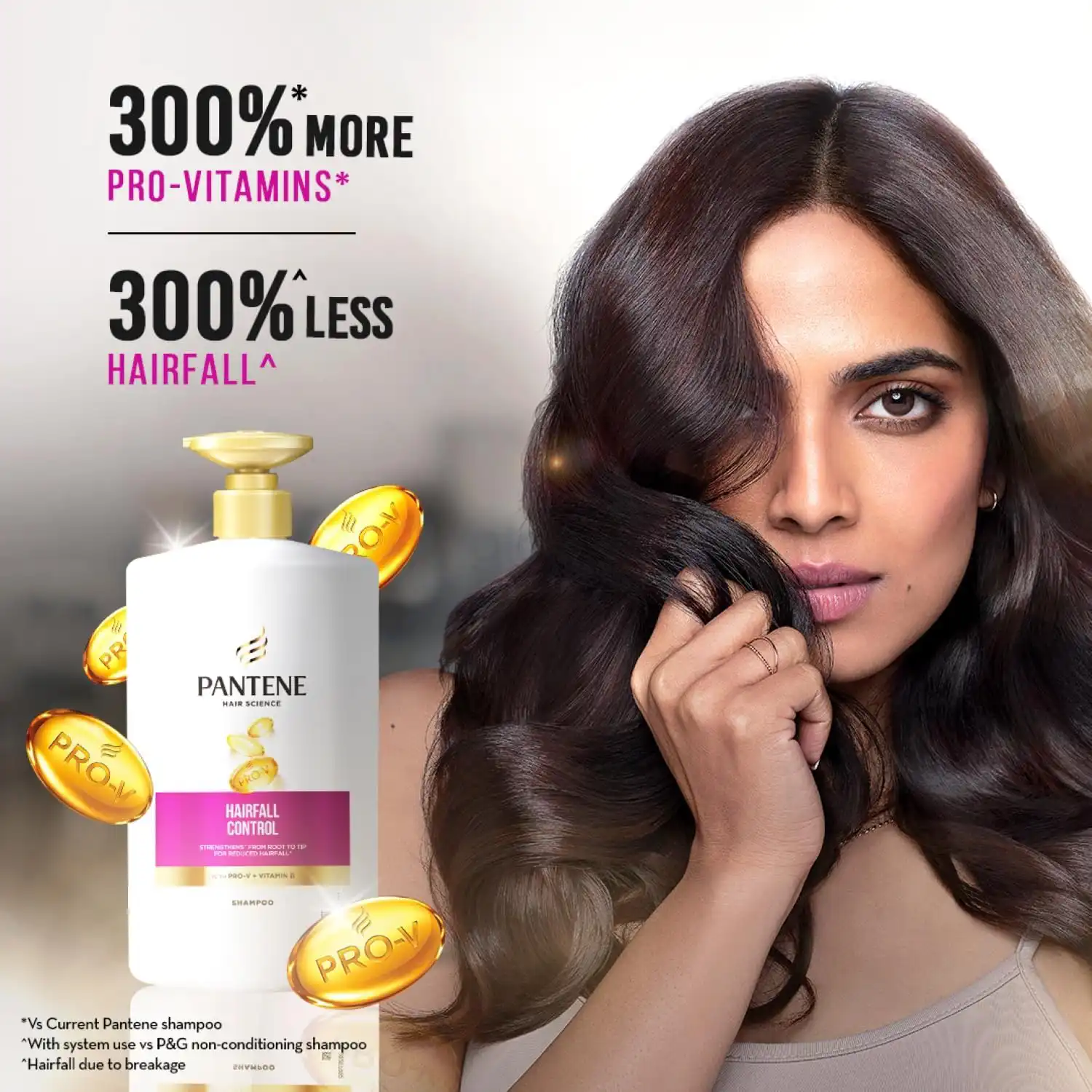 Pantene Hair Science Hair Fall Control Shampoo-1L thumbnail 4