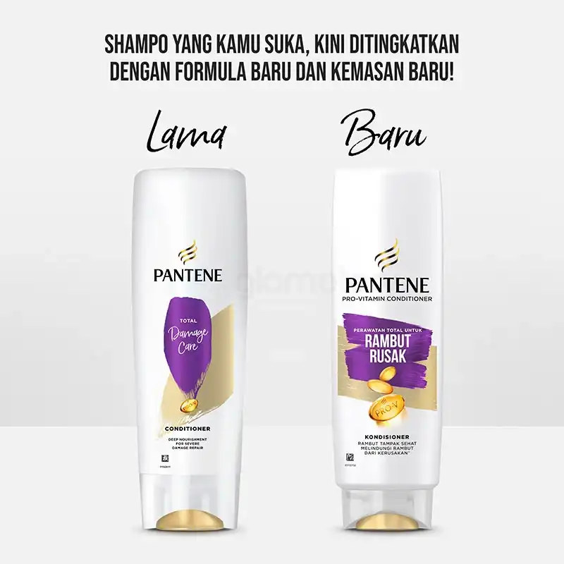 Pantene Pro Vitamin Conditioner Rambut Rusak-290ml thumbnail 3