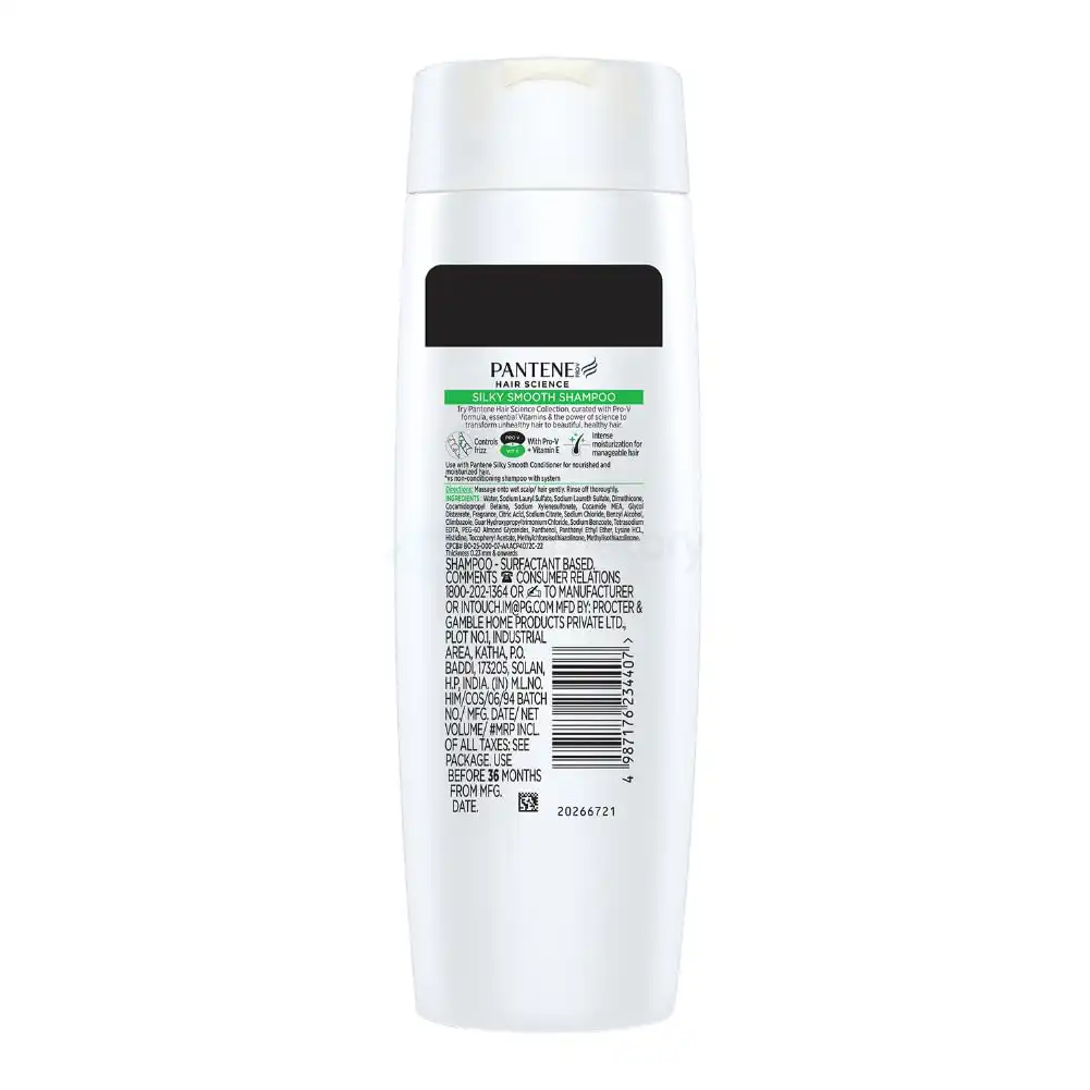 Pantene Hair Science Silky Smooth Shampoo-340ml