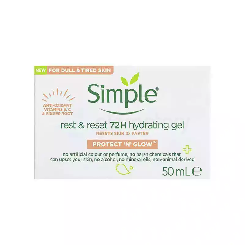 Simple Protect ‘N’ Glow Brightening Gel Cream-50ml
