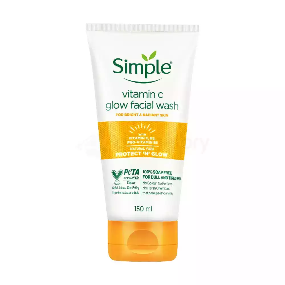 Simple Vitamin C Glow Facial Wash-150ml