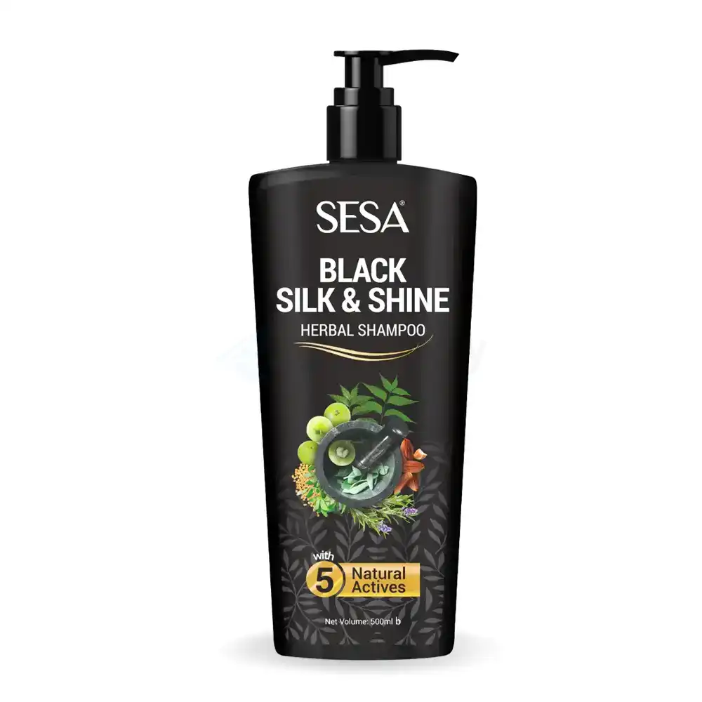 Sesa Black Silk & Shine Herbal Shampoo-500ml