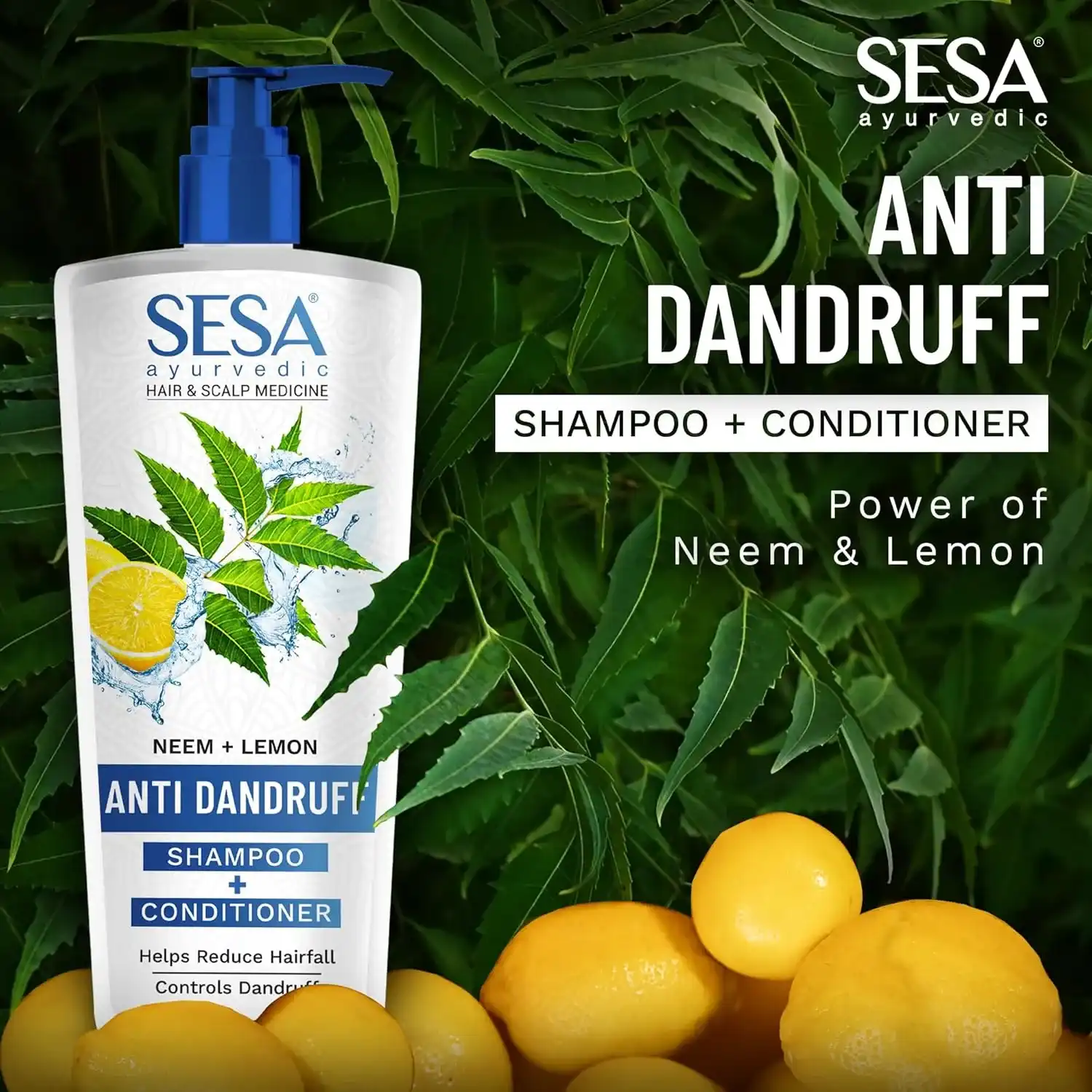 Sesa Herbal Care Anti Dandruff Shampoo+Conditioner-500ml thumbnail 5