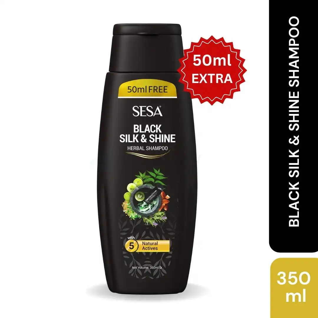 Sesa Black Silk & Shine Herbal Shampoo-350ml thumbnail 4