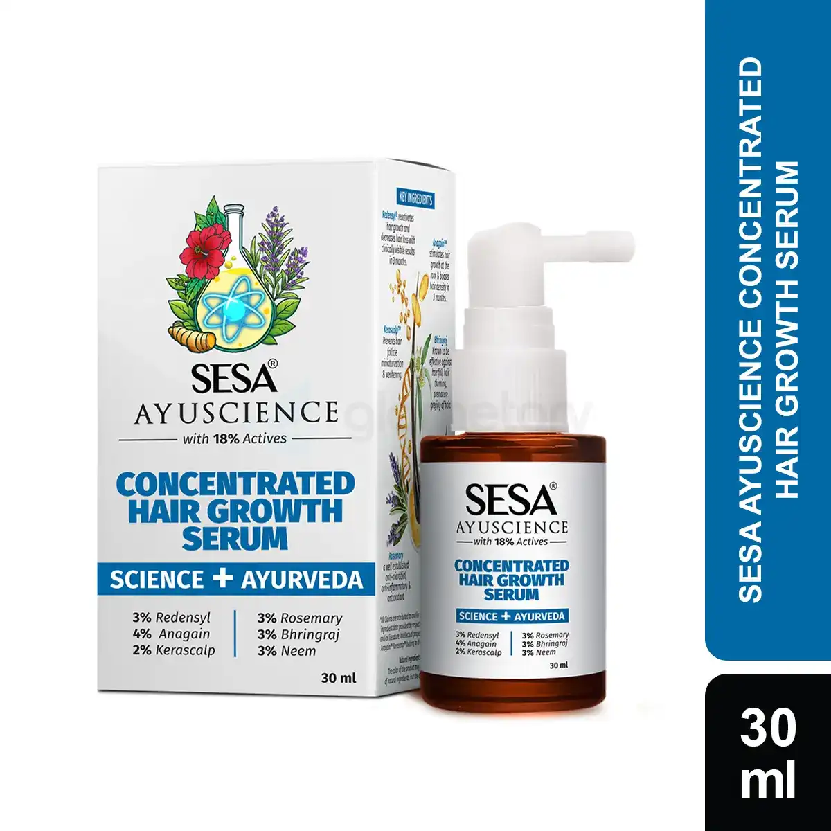 Sesa Ayuscience Concentrated Hair Growth Serum-30ml