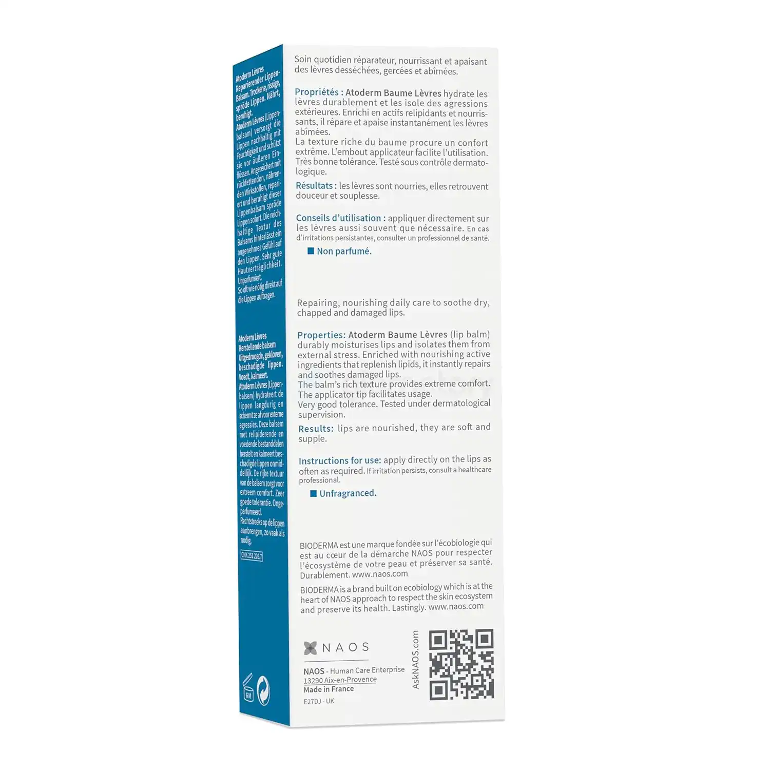 Bioderma Atoderm Lévres Restorative Lip Balm-15ml thumbnail 4