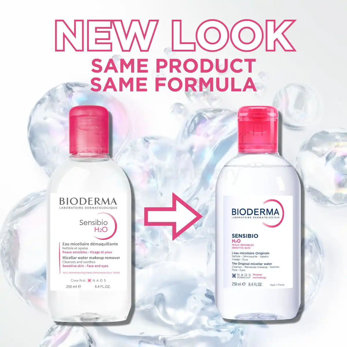 Bioderma Sensibio H2O Make-Up Removing Micelle Solution-250ml thumbnail 4