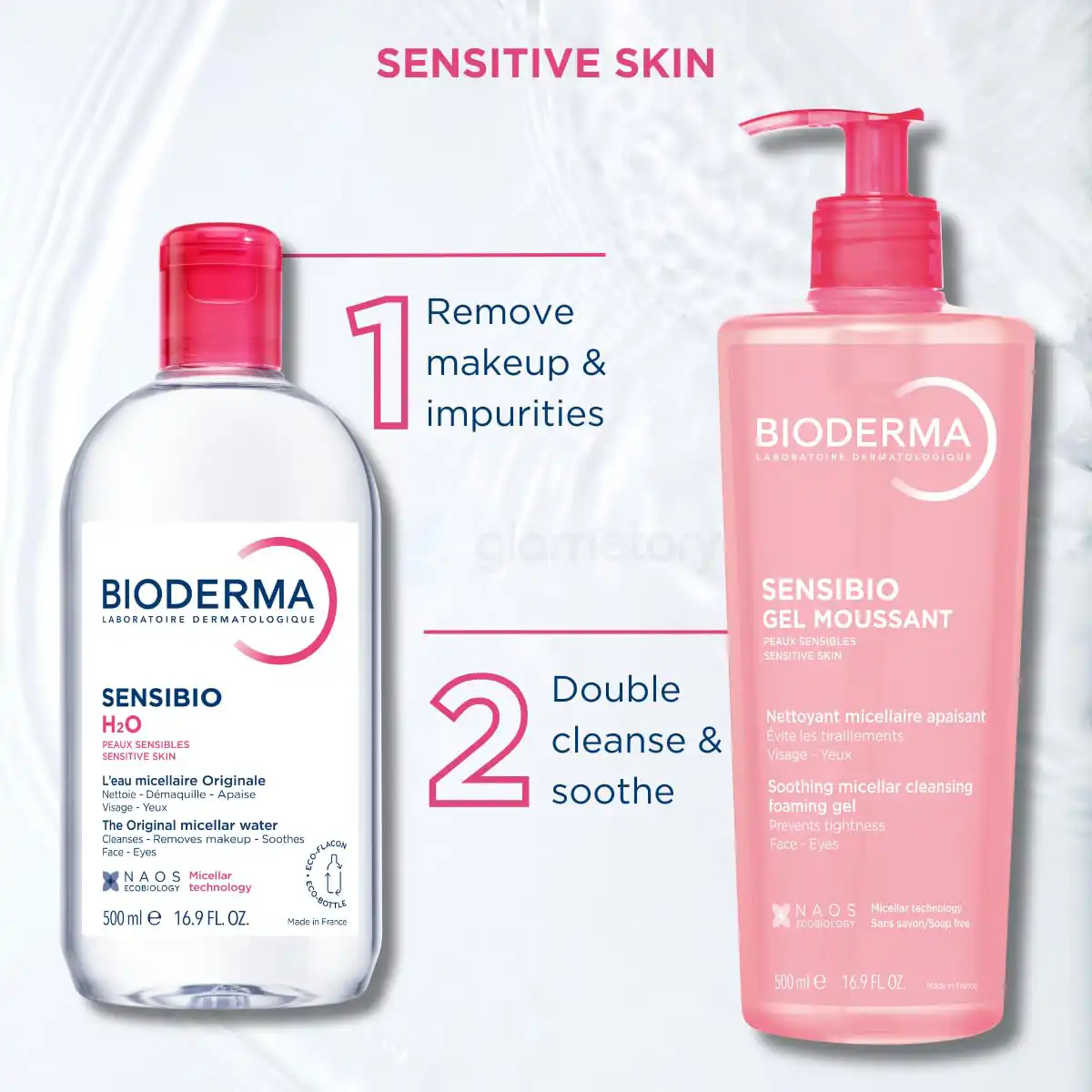 Bioderma Sensibio H2O Make-Up Removing Micelle Solution-250ml thumbnail 5