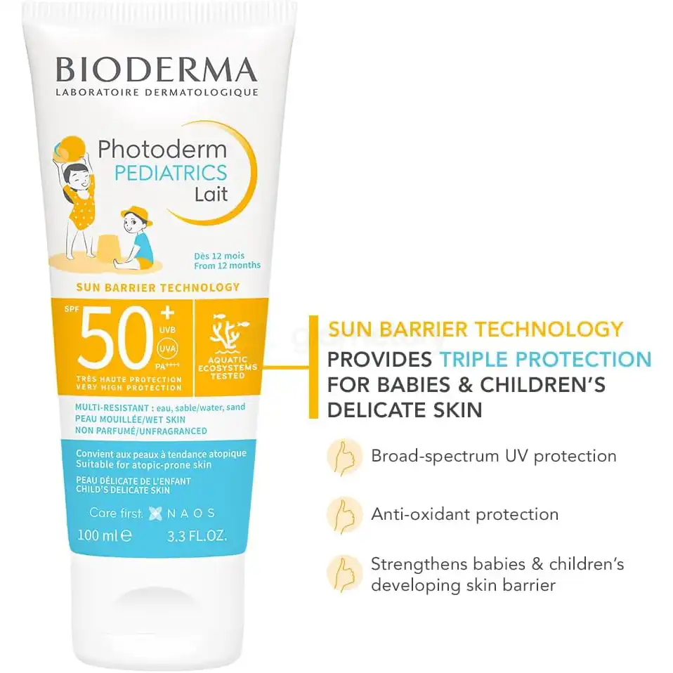 Bioderma Photoderm Pediatrics Lait SPF50+ UVB-200ml