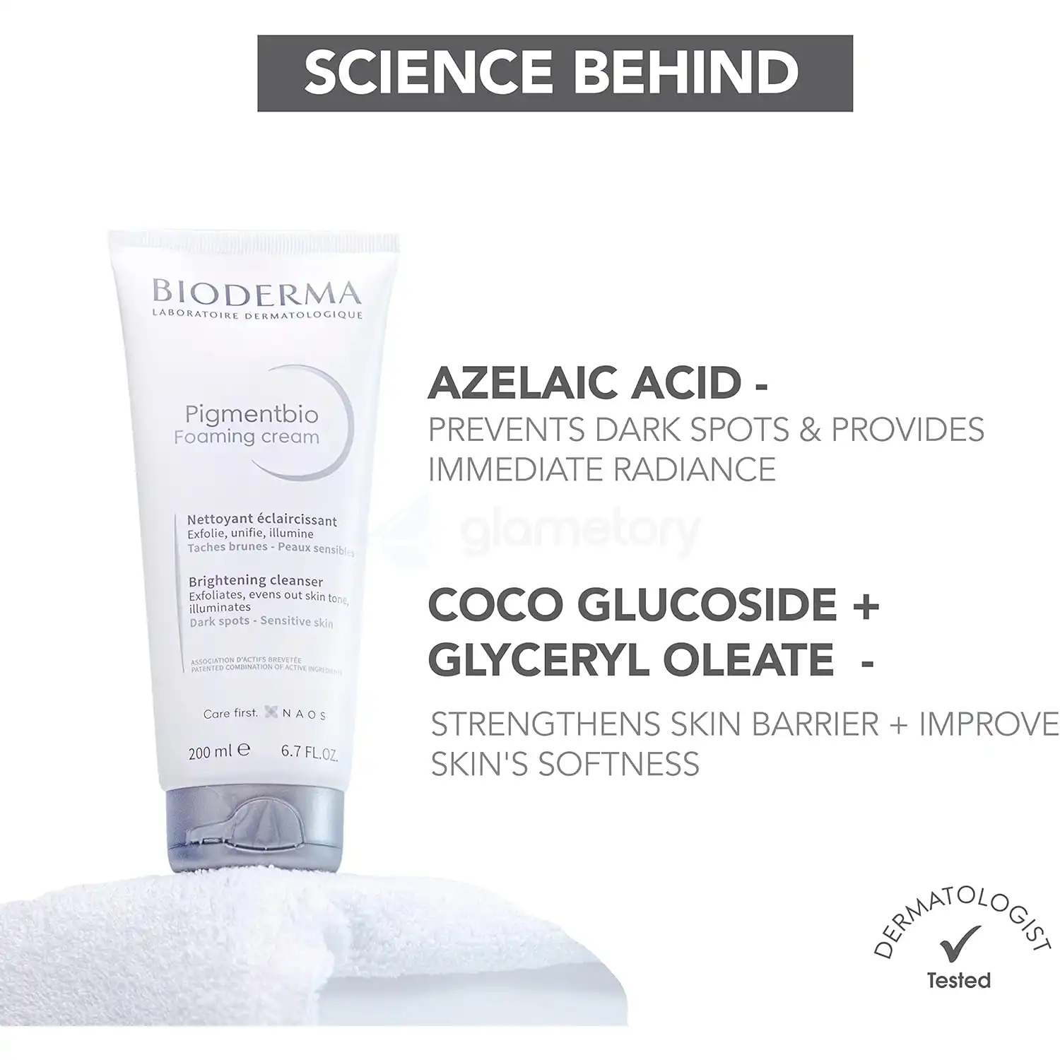 Bioderma Pigmentbio Foaming Cream Brightening Cleanser-200ml thumbnail 3