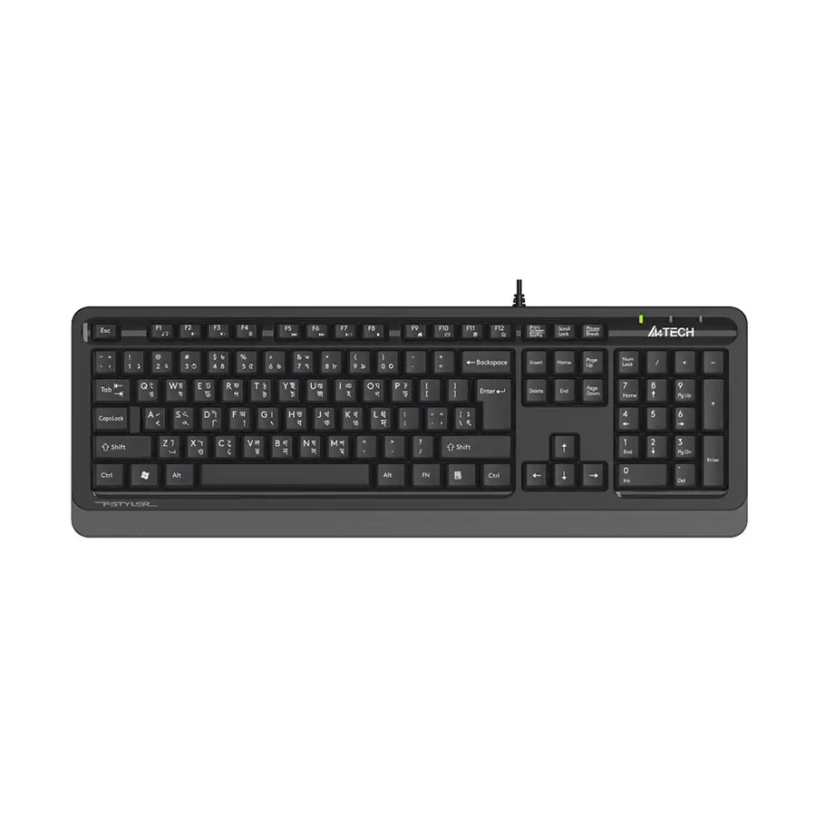 A4TECH FK10 Fstyler Wired Multimedia Keyboard with Bangla thumbnail 2
